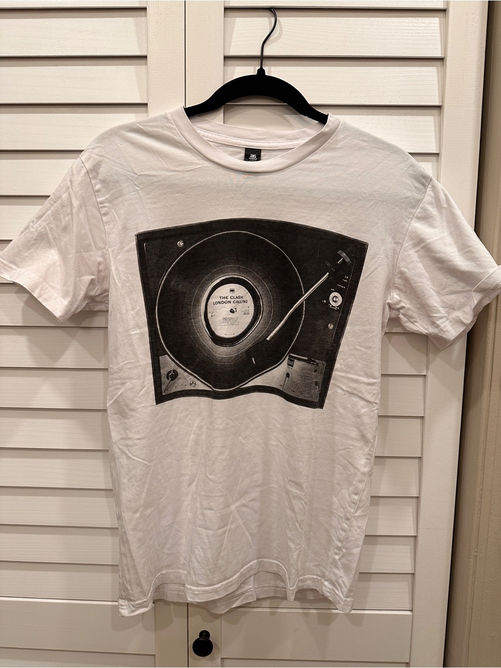 White Clash London Calling T Shirt size S